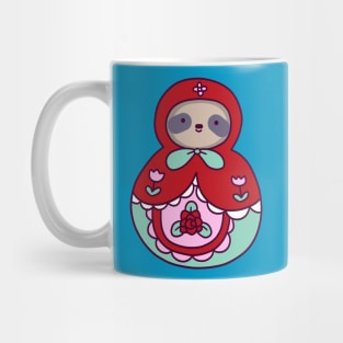 Russian Doll Sloth Mug